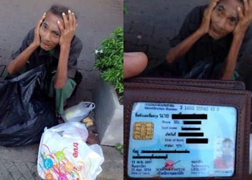 泰国75岁老兵被孙女骗光钱财 靠街头乞讨度日
