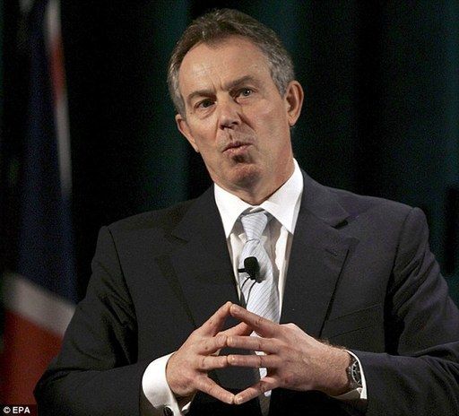 英国前首相托尼·布莱尔.
