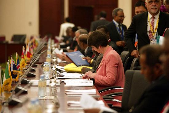 图文:英联邦外长会议开幕(1)