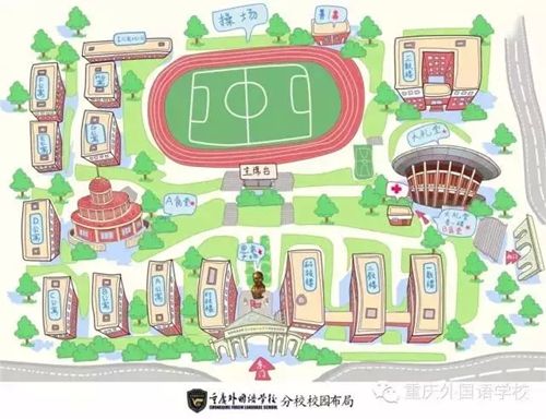 重庆外国语学校分校校园地图