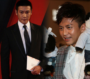 陆毅新发型帅气亮相 准爸爸邓超童心未泯