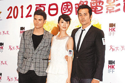 张孝全(右),凤小岳及桂纶镁