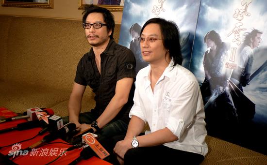 《风云2》深圳宣传 阿sa最想演郑伊健老婆(图)