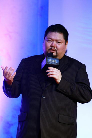 图文:《绝命岛》发布会-戎祥讲话