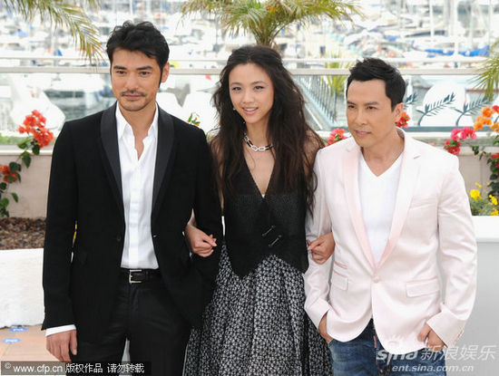 图文武侠发布会汤唯被帅哥环绕
