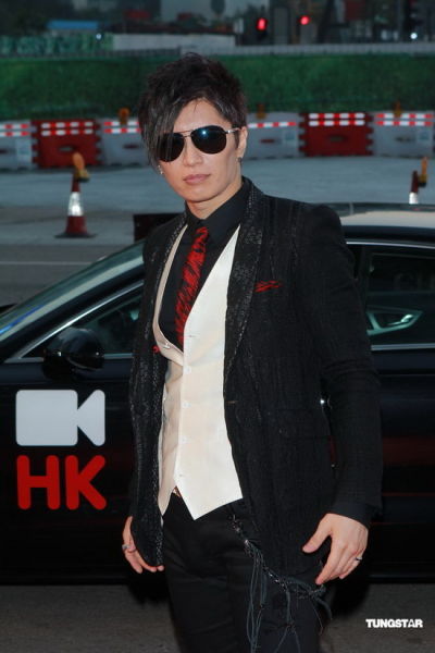 图文亚洲电影大奖红毯gackt帅气亮相