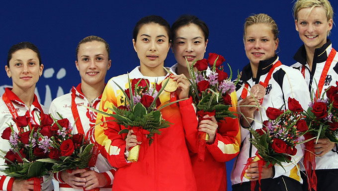 北京奥运会领奖图片