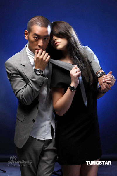 麦浚龙与美女拍摄热辣宣传照稳赚6位数(组图)