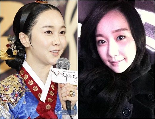 新浪娱乐讯 演员金敏瑞在mbc连续剧《月亮怀抱太阳》中饰演皇后尹宝镜