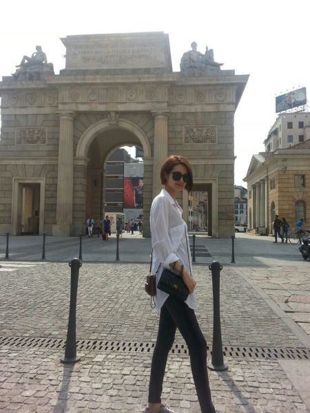 李瑶媛公开米兰诺近况清纯不改不像人母