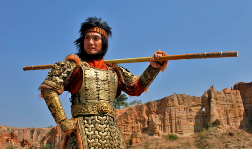 12生肖传奇云南热拍费振翔蓝猴造型曝光