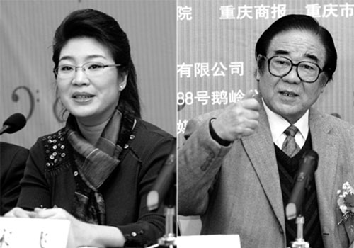 宋飞(左) 金铁霖 本组图片 记者 李化 摄2008年新春之际,由重庆市委