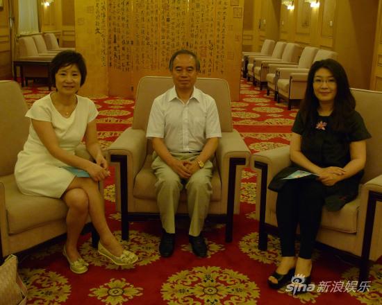 吴玉霞,李祥霆,宋飞在媒体见面会著名二胡演奏家宋飞著名古琴大师