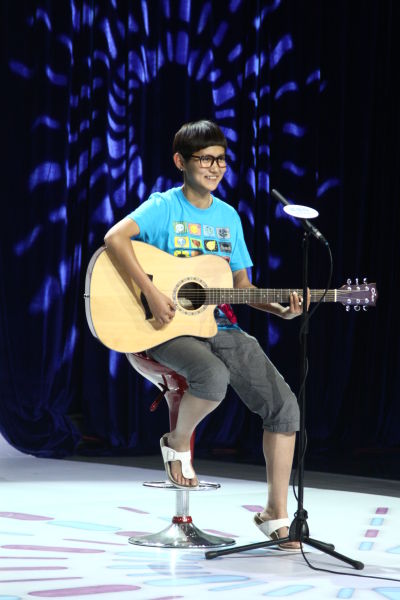 段林希在比赛现场