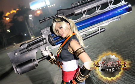 勇士风范走进现实dnfcosplay闪亮出场