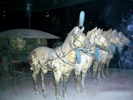 威风凛凛的战马车队