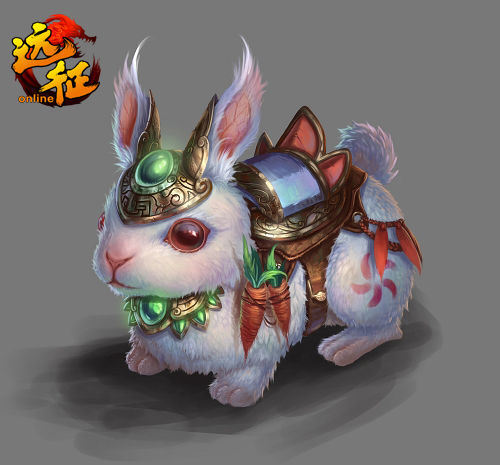 可爱的兔子坐骑