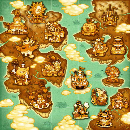 "艾芙特梦境"(after dreams)世界地图