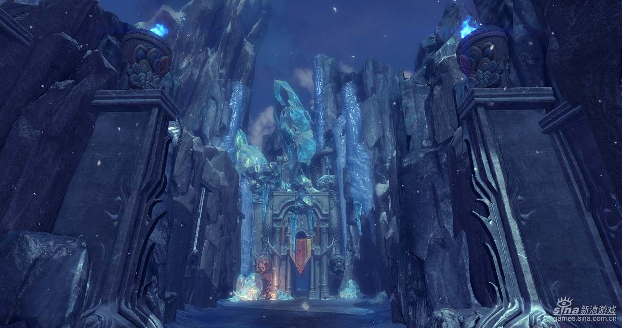 韩服剑灵新英雄副本 雪玉宫内部场景赏(4)