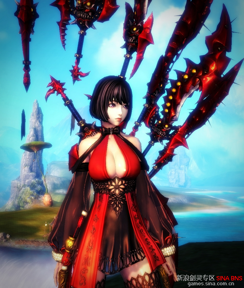 剑灵姻缘时装女剑士飒爽英姿性感逼人(3)