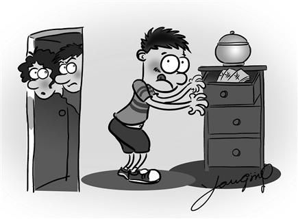 儿子沉溺游戏偷拿家中9800元 母亲坚持报警立案