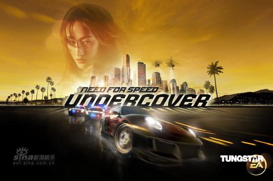 组图:maggie q代言《极品飞车》扮性感女警