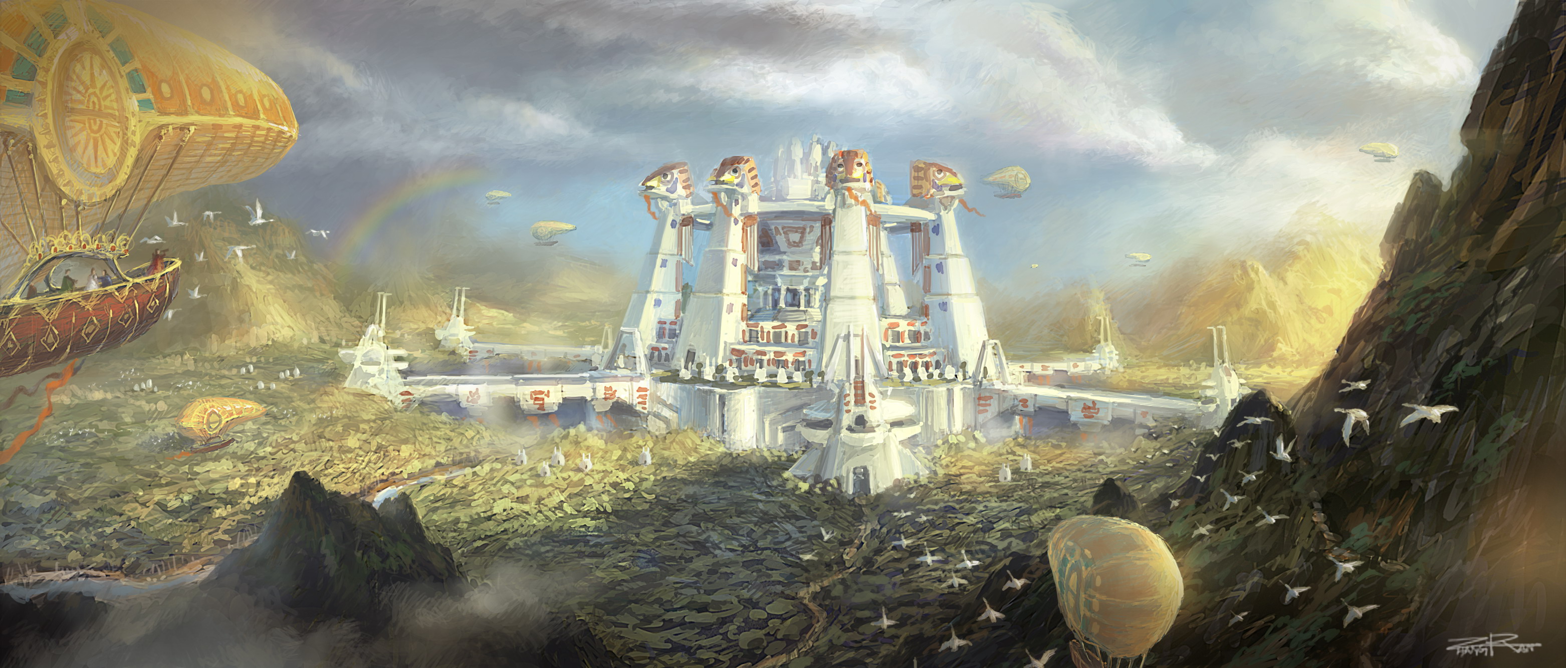 《纵横时空》场景原画(1)