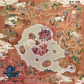 生于笔下现于地图龙写意中国风