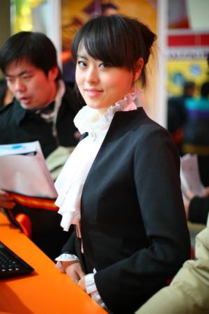 美女与制服 盛大网博会showgirl特写