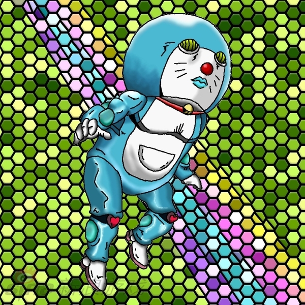 各种"恐怖"版机器猫