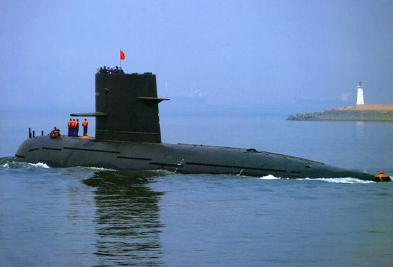 资料图:中国海军宋级改进型常规潜艇