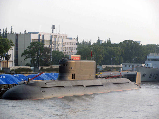 媒体称中国新型潜艇排水量超元级或配c705导弹