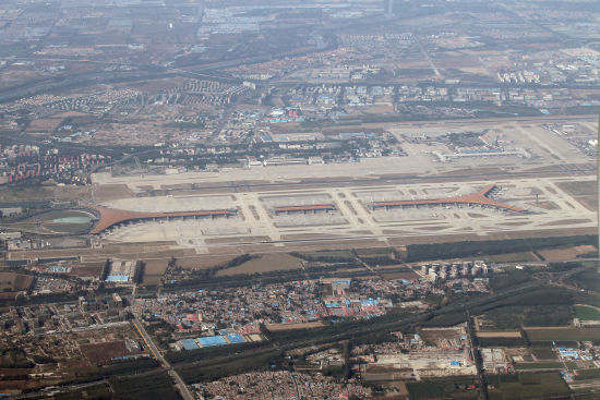 北京首都机场鸟瞰图图片