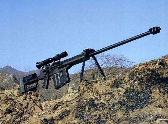 俄称中国amr2型大口径狙击枪极先进超巴雷特