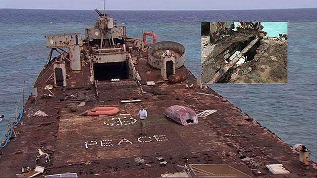 菲律宾仁爱礁守军生活 不能饮酒时刻防备中国人