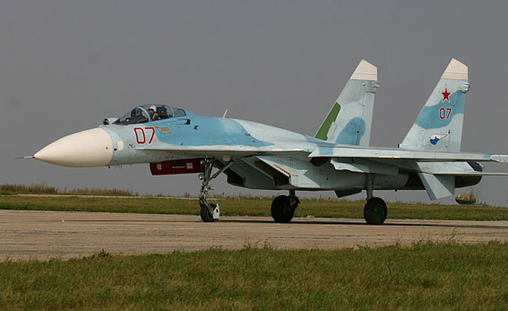 图文:俄空军目前已经接收数十架改型苏-27sm战机