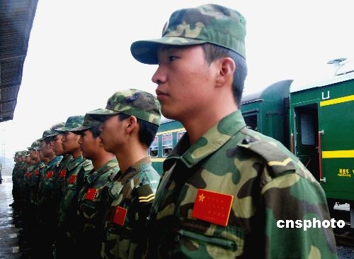 组图最后一支坚守北川抗震救灾部队撤离