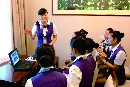 厦门航空旅客服务部地服新员工"蝶变新生"