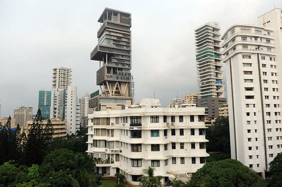 印度首富27层豪宅图片