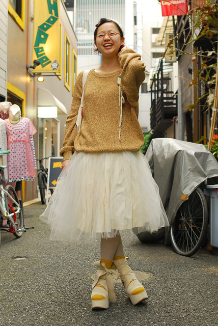 松糕底防水台 日式街拍鞋底高度很重要