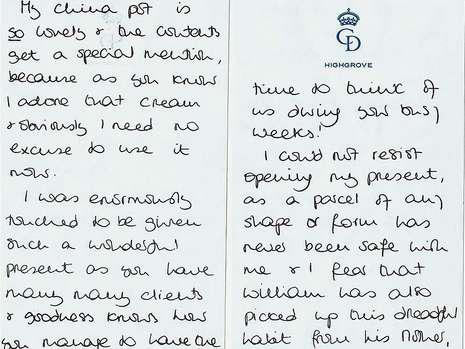 生前密友要拍卖戴安娜王妃私人信件图