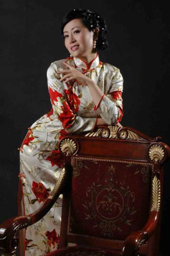 新版电影《画魂》中潘玉良的饰演者李牧遥