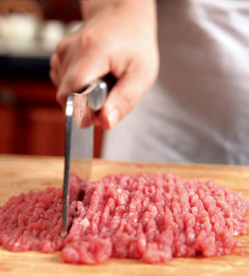 选料,剁肉