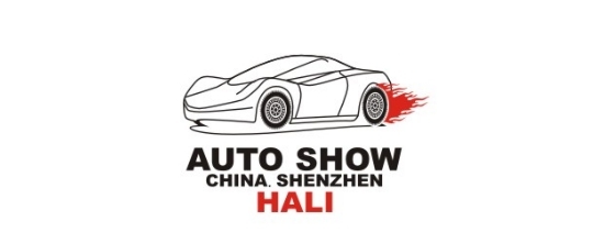 海灵汽车展经典时尚logo 带火的车轮蕴涵着:激情 速度