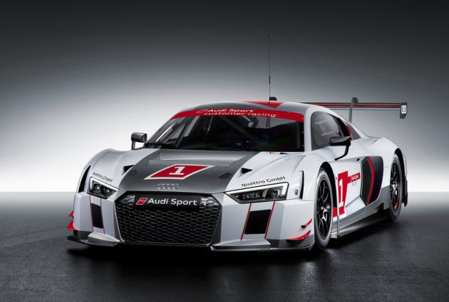全新奥迪r8 lms赛车