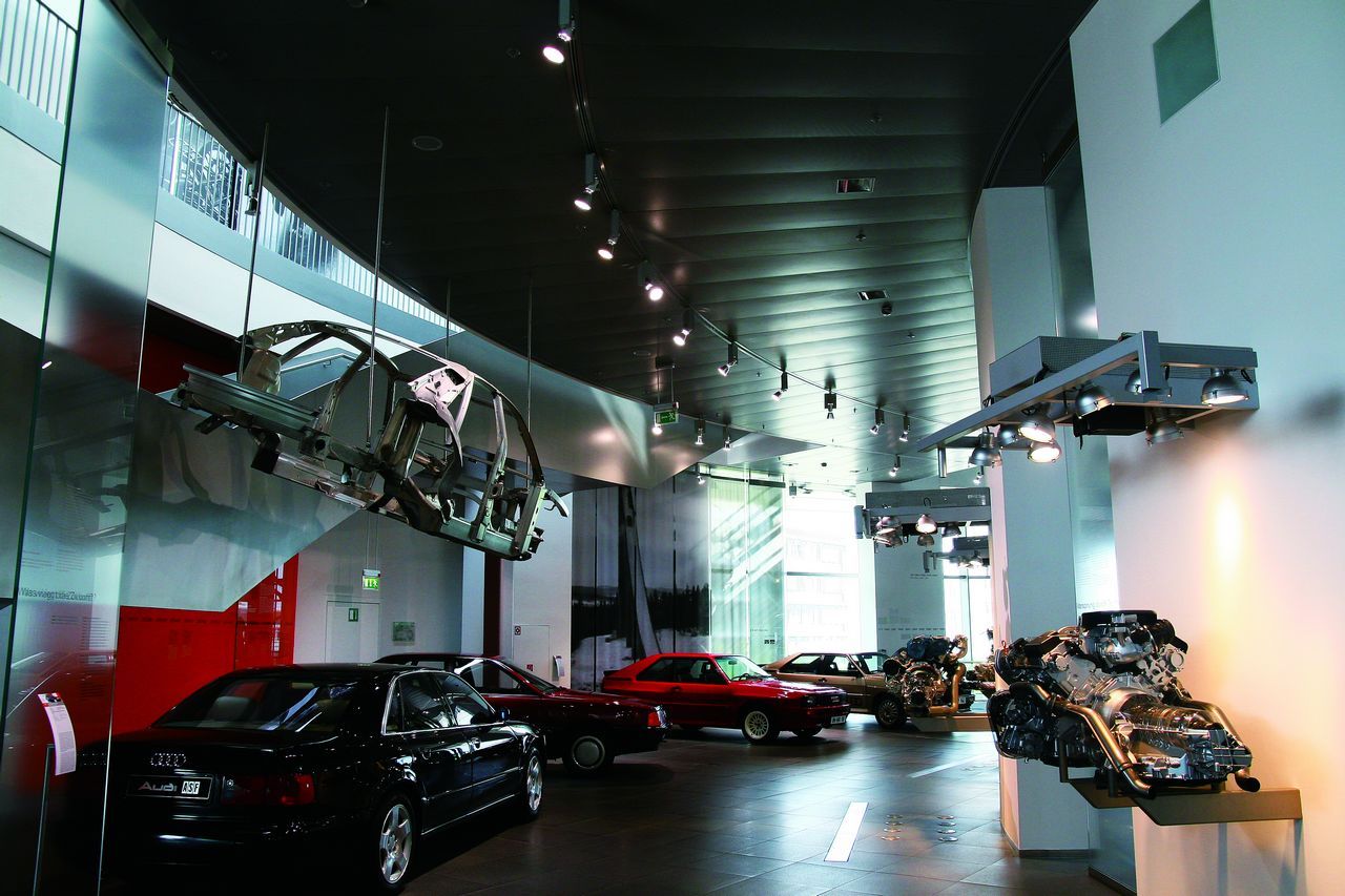 奥迪汽车博物馆实拍照片
