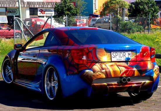 华人改装新势力蜘蛛侠版本丰田celica