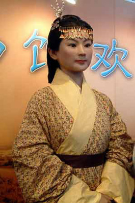 长沙的汉代美女----马王堆辛追夫人复原图 长沙的汉代美女----马王堆辛追夫人复原图