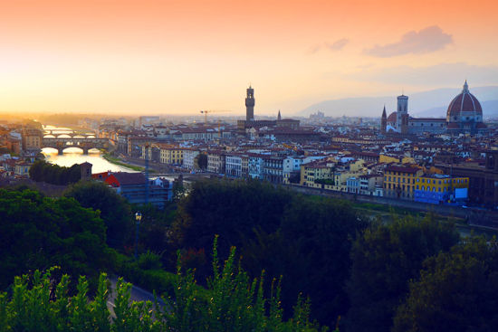 意大利黄昏里的绝美翡冷翠:佛罗伦萨的城市风情_欧洲,意大利旅游游记