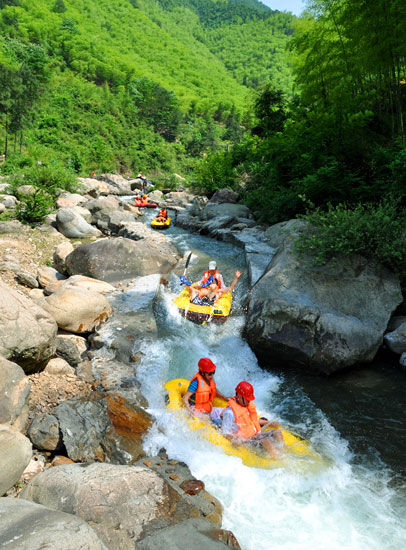组图:浙江九大特色漂流大盘点(2)